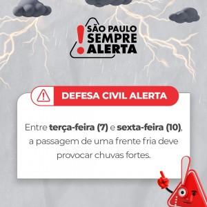 Alerta de Frente Fria